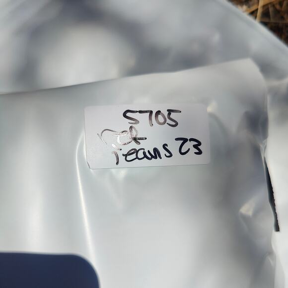 Reformation Liza‎ High Rise Straight Jeans Womens 23 Black Preppy Zip Fly - Picture 9 of 9